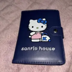 新品 サンリオハウス パスポートケース ネイビー キティ サンリオ
