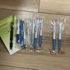 計11本❗️ ノベルティボールペン8本 フリクションペン1本　3色ペン２本