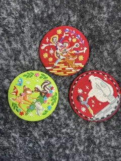 ディズニー 刺繍缶バッジ ベイマックス リメンバーミー バンビ