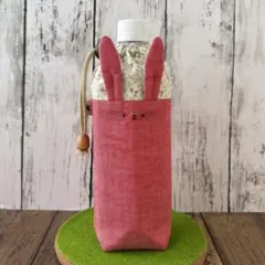 Yulia様【ペットボトルカバー＊巾着＊うさぎ＊いちご苺＊】 | Mercari