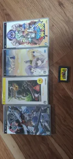 【まとめ売り】PSP ゲーム 4本セット&GBAソフト
