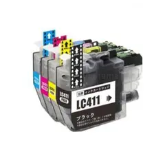 LC411-4PK 4色セット ブラザー 互換　インクカートリッジ ICチップ付のサムネイル