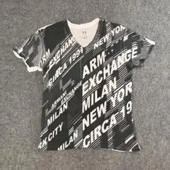 PPFM系 ARMANI EXCHANGE 総柄Tシャツ お兄系 Y2KSWAGのサムネイル
