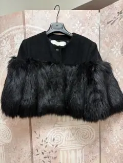 ELISABETTA FRANCHI GOLD ファーポンチョ