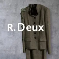 グレー ウール混紡 スリム　フィットスーツ　銀座マギー　R.Ｄeux スーツ