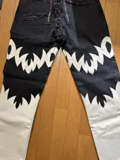 レースアップ ボンデージ サルエルパンツ ブラック モード tecuatl レースアップ ボンデージ サルエルパンツ ブラック モード tecuatl