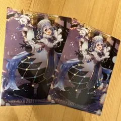 雪ミク SNOW MIKU 2021 クリアファイル 2枚セット