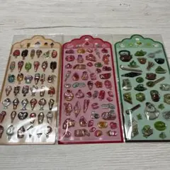 3Dシール 3枚セット お茶・アイスクリーム・スイーツ