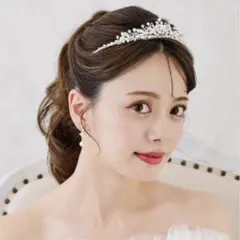 ANNAN WEDDING 低めティアラ　TLM298