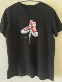 最終値下げ【未使用】CONVERSE コンバース 半袖 Tシャツ 黒 Mのサムネイル