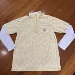 Epicure PARK ハーフジップ シャツ イエロー Lサイズのサムネイル