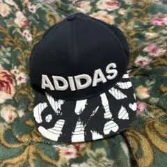 adidas キャップ ブラック 総柄のサムネイル