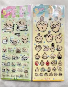 韓国限定　ちいかわ5サイズステッカー　ラッコ　うさぎ　2枚セット♥︎︎∗︎*゜
