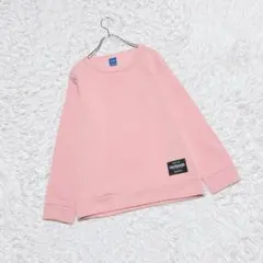 【アウトドア】スウェット トレーナー (L) 裏起毛 ピンク シンプル無地