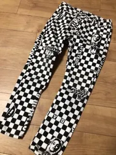 JOEY HYSTERIC チェッカーフラッグ柄 パンツ M
