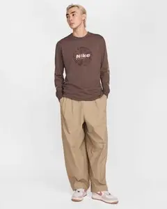 L 新品 ナイキ 長袖 ロンT ロングスリーブ Tシャツ メンズ カットソー