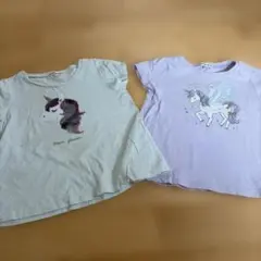 any FAM ユニコーンTシャツ 2枚セット 130cm