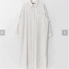 タグ付き　アーバンリサーチ　ストライプ シャツワンピース 長袖