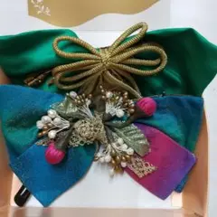 和装髪飾り リボン型 多色 ２個セット