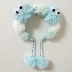 SESAME STREET ポンポン付きカチューシャ　ユニバ　クッキーモンスター