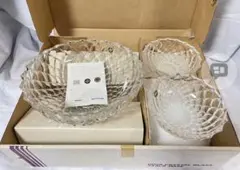 ♡青空♡さま専用　☆レトロ 未使用☆HOYA クリスタルガラス ボウル 6点