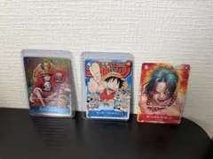 ワンピースカードルフィ3種類セット ジャンプ付録 セブン特典 - メルカリ