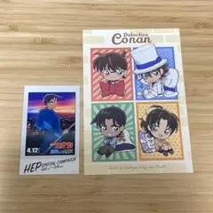 名探偵コナン HEPFIVE namco ノベルティ ポストカード チェキ 映画