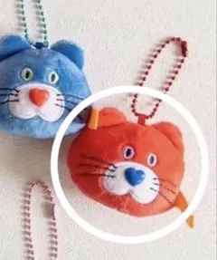 【新品１つ】mojojojoフェイスマスコット　キーホルダー くま 赤 レッド