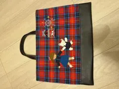 ［新品未使用］ファミリア ツイード　レッスンバック