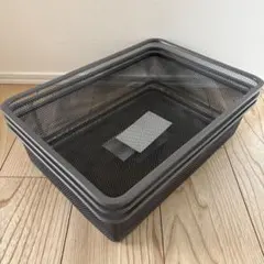 3個　IKEA イケア　トロファスト　メッシュバスケット　グレーのサムネイル