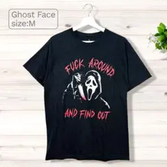 Ghost Face ゴーストフェイス プリントTシャツ ブラック M 古着のサムネイル