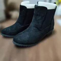 スエード ショートブーツ