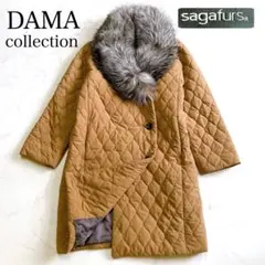 ダーマコレクション SAGA FURS シルバーFOX キルティングコート