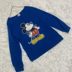 白足ミッキー 半袖 スウェット 黄色 オフィシャル | Mercari