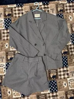 repipi armario チェック柄セットアップ M 最終値下げ