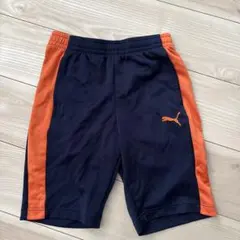 Puma ネイビー/オレンジ ハーフパンツ