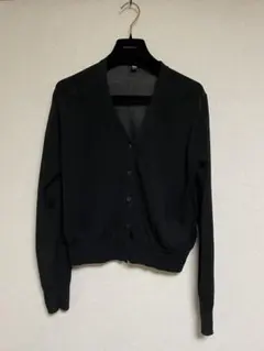 UNIQLO ユニクロ ライトVネックカーディガン ブラック M
