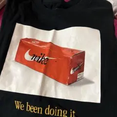 NIKE ナイキ黒　半袖Tシャツ　メンズL 古着　The Nike Tee