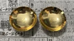 高砂殿 金メッキ(24KGP)盃 2個セット - メルカリ
