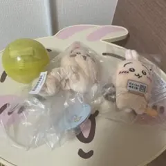 ちいかわ　うさぎグッズ　3点セット　ぬいぐるみ　ぬいぐるみシュシュ　おちょこ