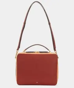 美品・定価165,000円 アニヤハインドマーチ ザ・スタック ダブルサッチェル