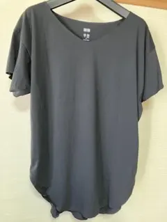 UNIQLO AIRism 半袖 Tシャツ ブラック Sサイズのサムネイル