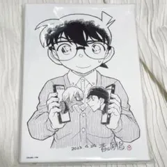 名探偵コナン トンボ学生服 等身大パネル 工藤新一 毛利蘭 江戸川