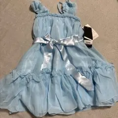 ドレス　水色　プリンセスごっこ遊びに！