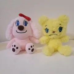 【アンパンマン】レアチーズちゃんとけむりいぬムクちゃんのぬいぐるみ2点セット