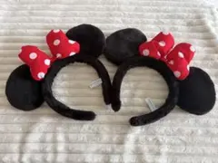 ミニーマウス耳カチューシャ 2個セット