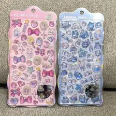 正規品　ちゅるきら　ボンボンドロップシール　オーロラ　宝石　そらねこ