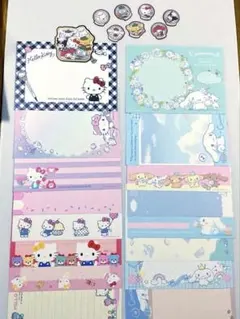 サンリオキャラクターズ バラメモ 48枚 (8柄×2枚を3セット)フレーク