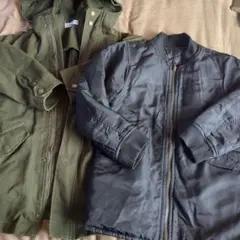 ⑩x-girl stages☆インナーアウター付き モッズコート 130