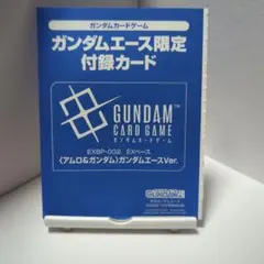ガンダムエース10月号付録　アムロ＆ガンダム